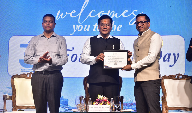 DPA Kandla receives Sagar Aankalan Award
